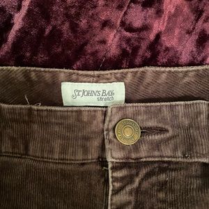 Brown corduroy pants super cute size 10
